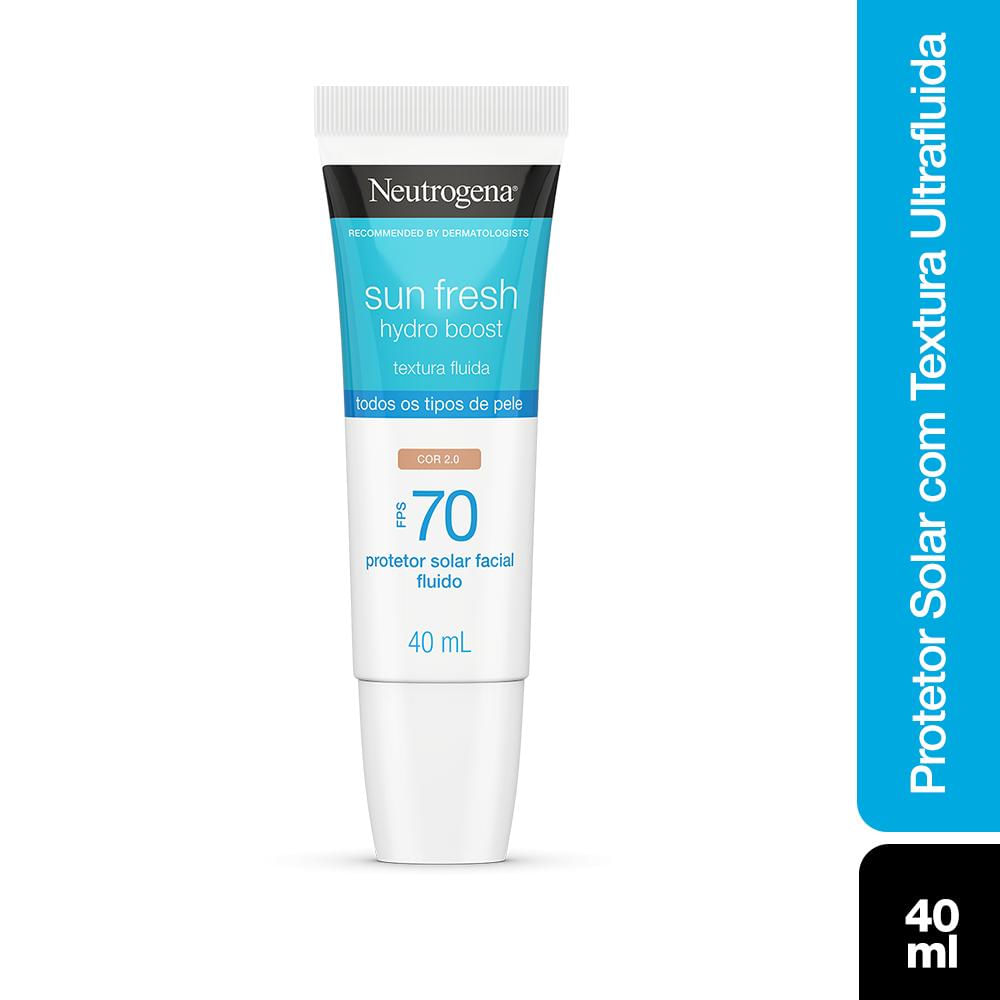 Foto 2 de Protetor Solar Neutrogena Sun Fresh Hydro Boost Cor 2.0 FPS70 40ml