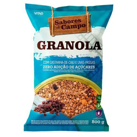[REC] Granola Tradicional Zero Sabores Do Campo 800G