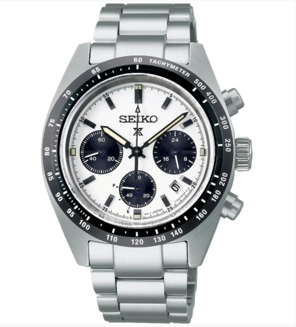 Relógio Seiko Prospex SpeedTimer White Grey — Único, Novo