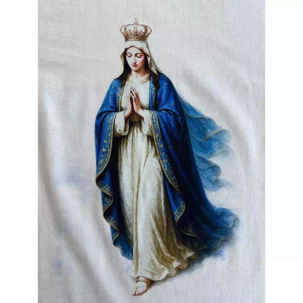 Foto 3 de Camiseta Nossa Senhora Maria Santíssima Católica Fé e Devoção