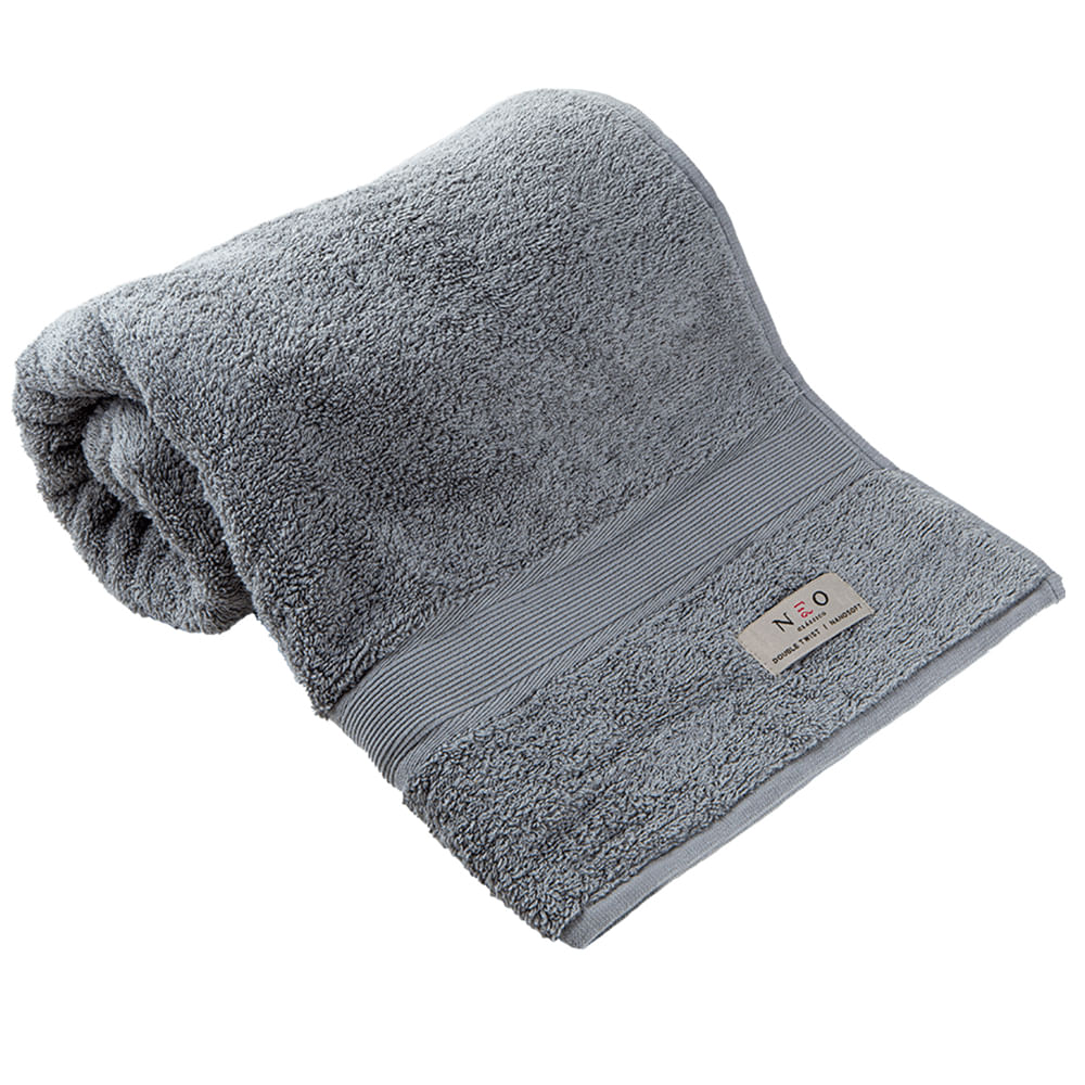 Toalha Ícone Banhão 85X150cm Cinza - Camesa NA