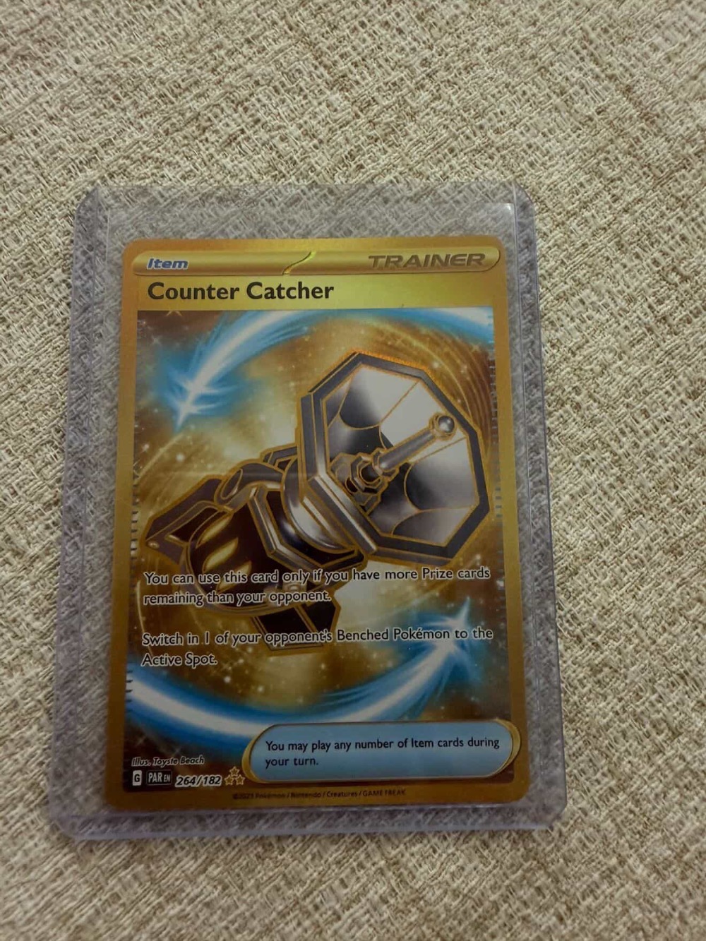 Pegador de Contra-ataque (264/182) Fenda Paradoxal Pokémon TCG — Lightly Played, Usado
