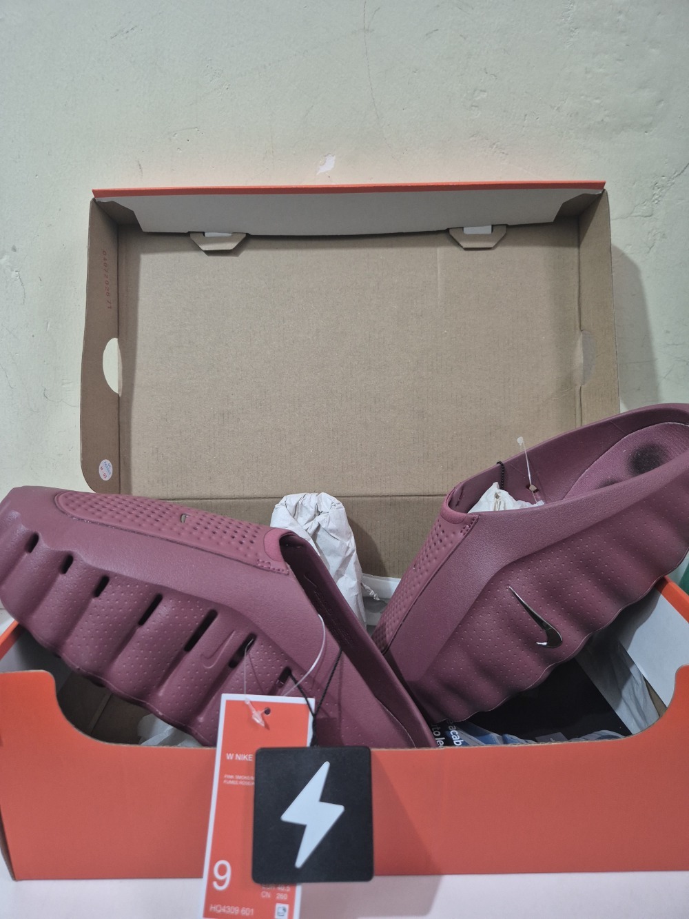 Nike Mind 001 Slide Pink Smoke — 39, Novo