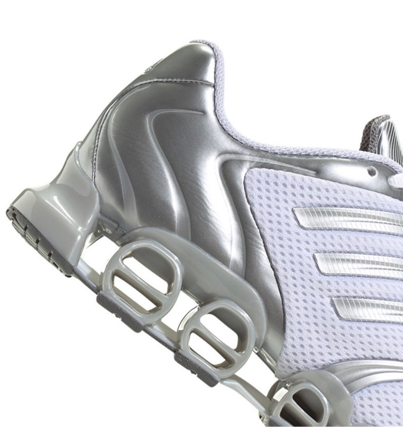 Foto 2 de adidas Mega Ghostride Cloud White Silver Metallic Matte Silver — 37, Novo
