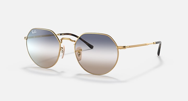 Ray-Ban Óculos De Sol Jack - Quadro Dourado-arista Lente Transparente 53-20