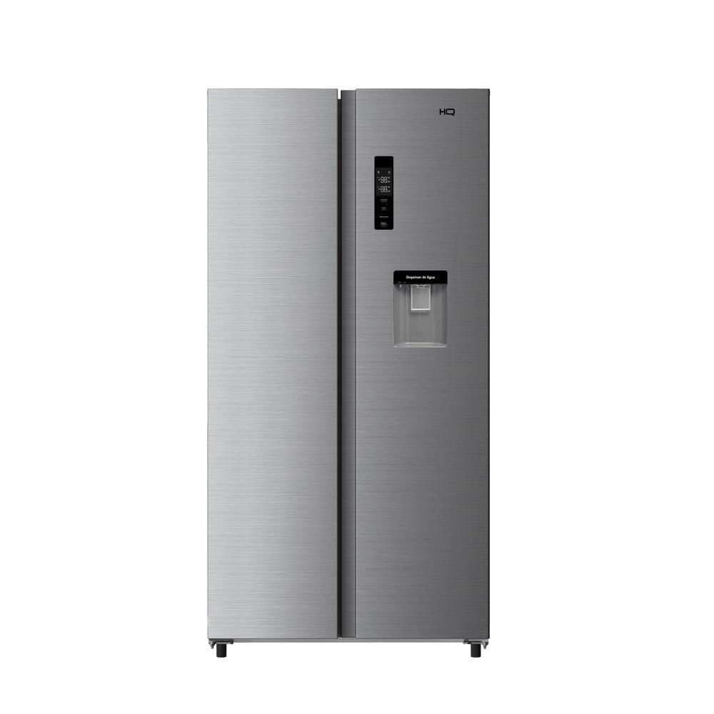Geladeira Side By Side Frost Free 480 L HQ Inverter com Dispenser de Água Inox HQ-480SBSWDK 110