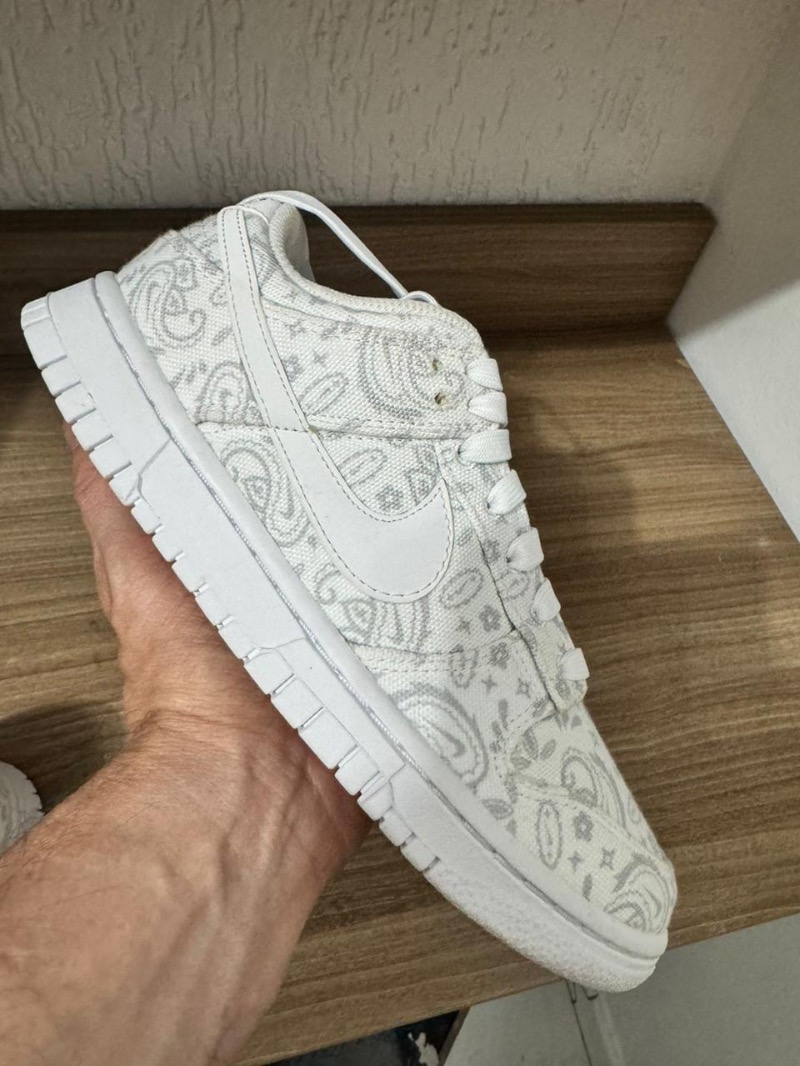Foto 2 de Nike Dunk Low White Paisley — 36, Novo