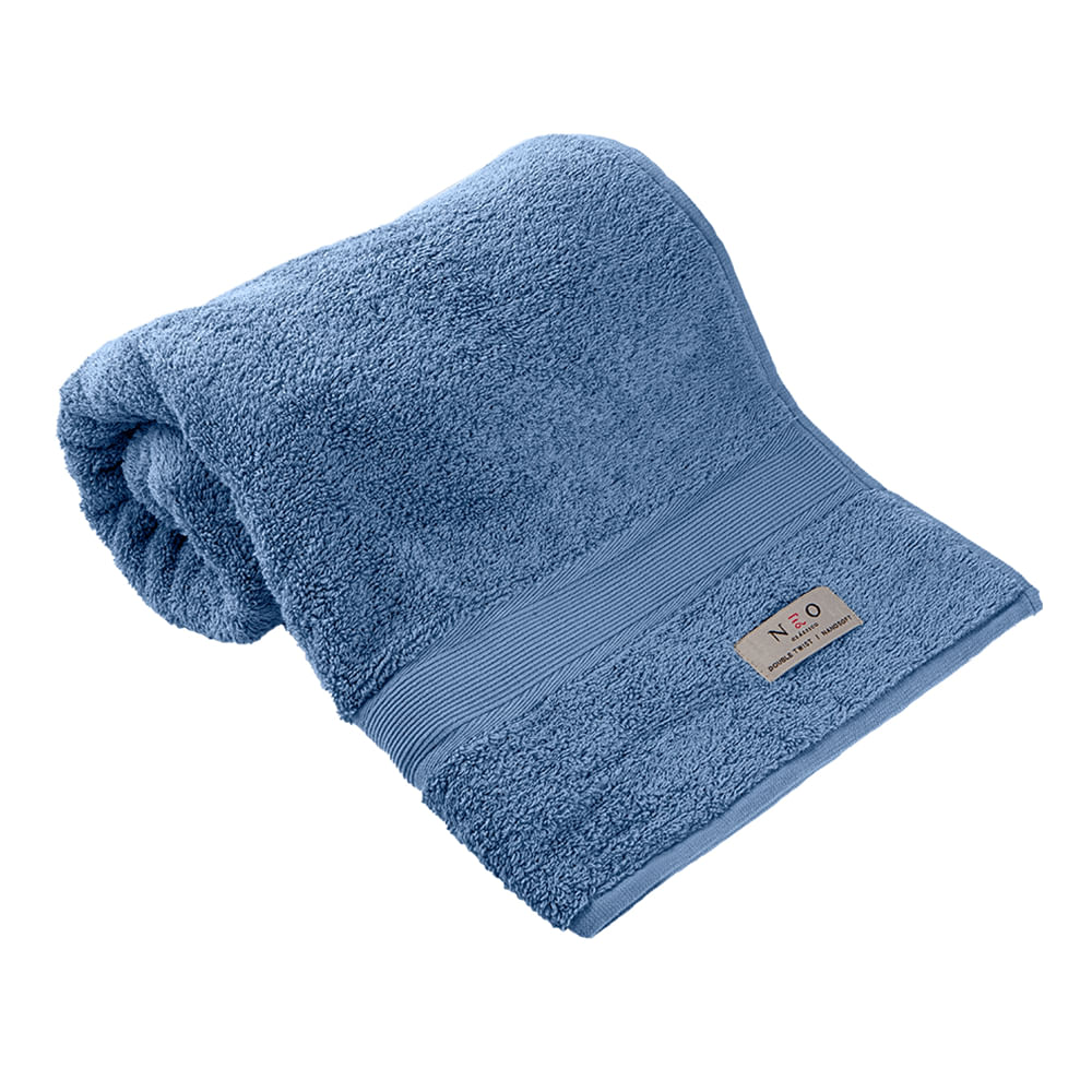 Toalha Ícone Rosto 45X80cm Azul - Camesa NA