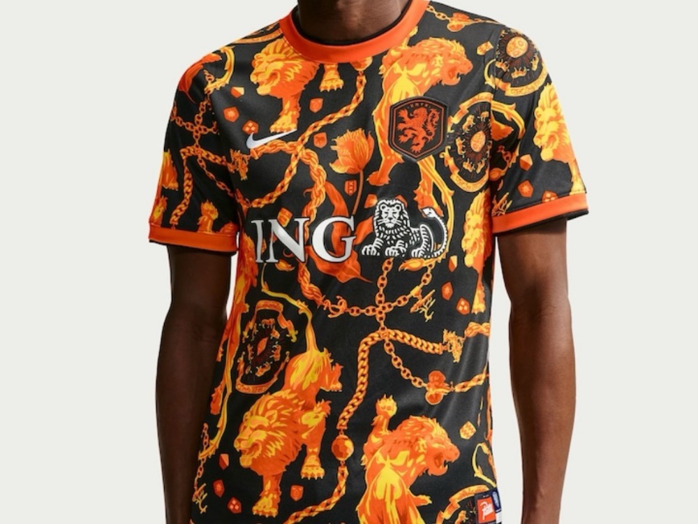 Holanda x Patta x Nike Camiseta Dri-FIT Academy Pro Pré-Jogo Orange — XG, Novo