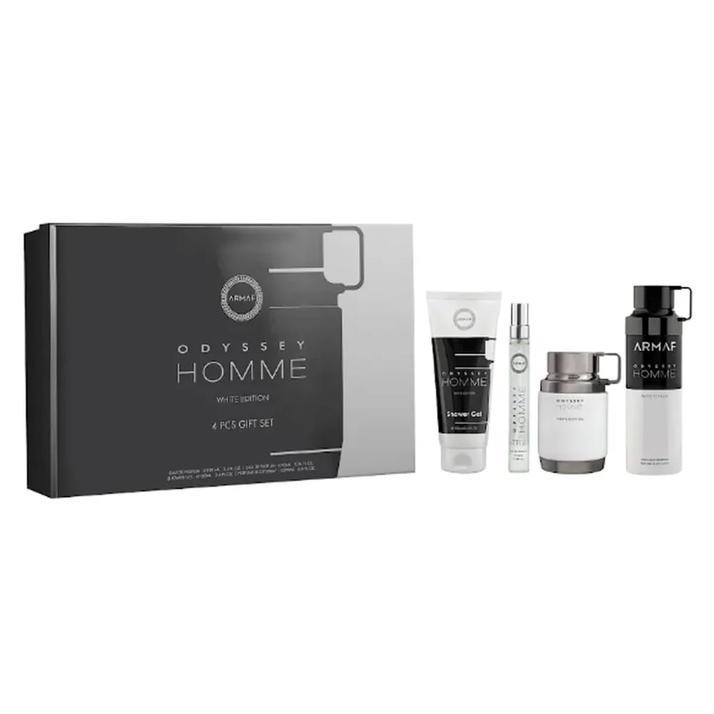 Kit Masculino Odyssey Homme White Edition Armaf Eau de Parfum 100ml