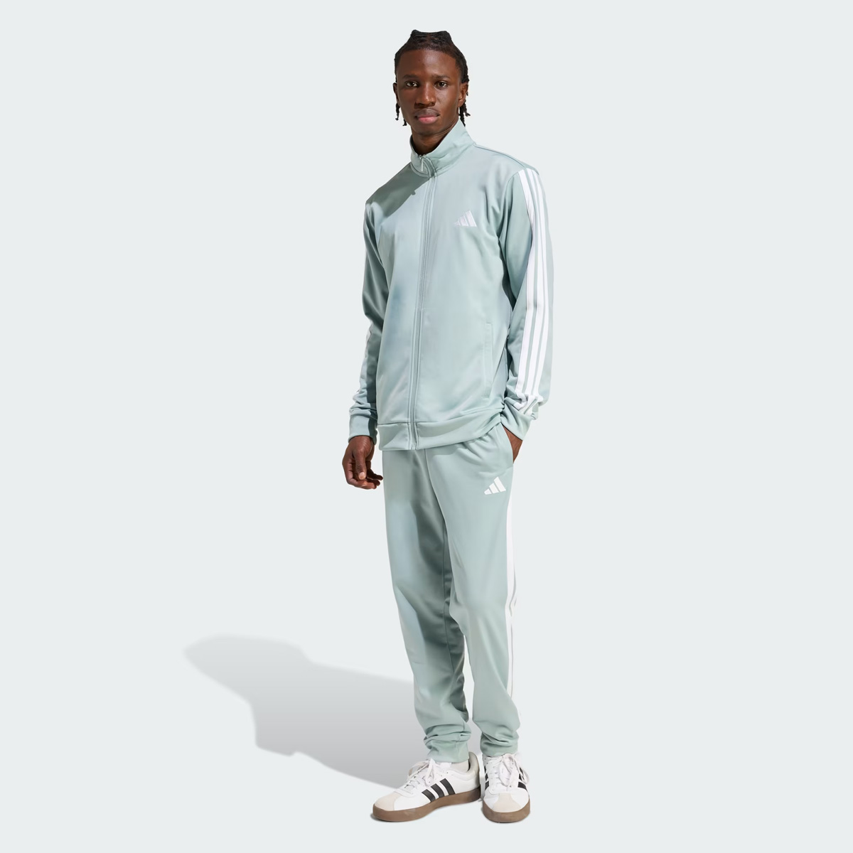 Agasalho Adidas 3 Stripes TR TS Verde Claro