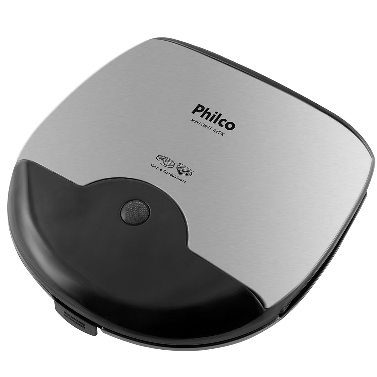 Mini Grill e Sanduicheira Philco Inox Preto 750W 110