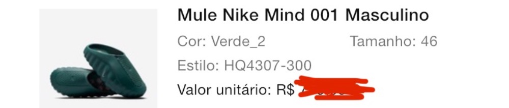 Nike Mind 001 Slide Mineral Slate — 44 / 46, Novo