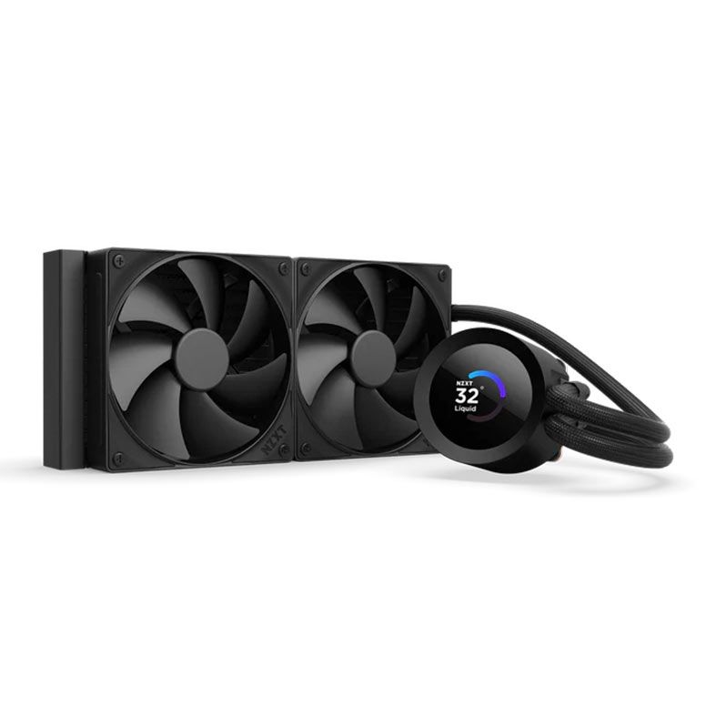 Water Cooler NZXT Kraken Plus, 240mm, Com Display LCD, Preto, RL-KN240-B2
