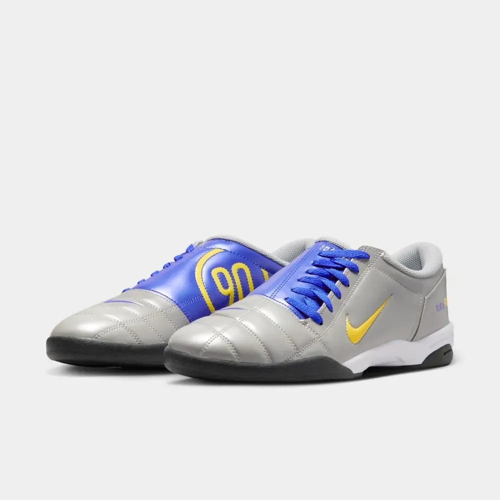 Nike Total 90 Brasil Metallic Silver Racer Blue Black Lightning — 38 / 39 / 40 / 41 / 42 / 43 / 44, Novo