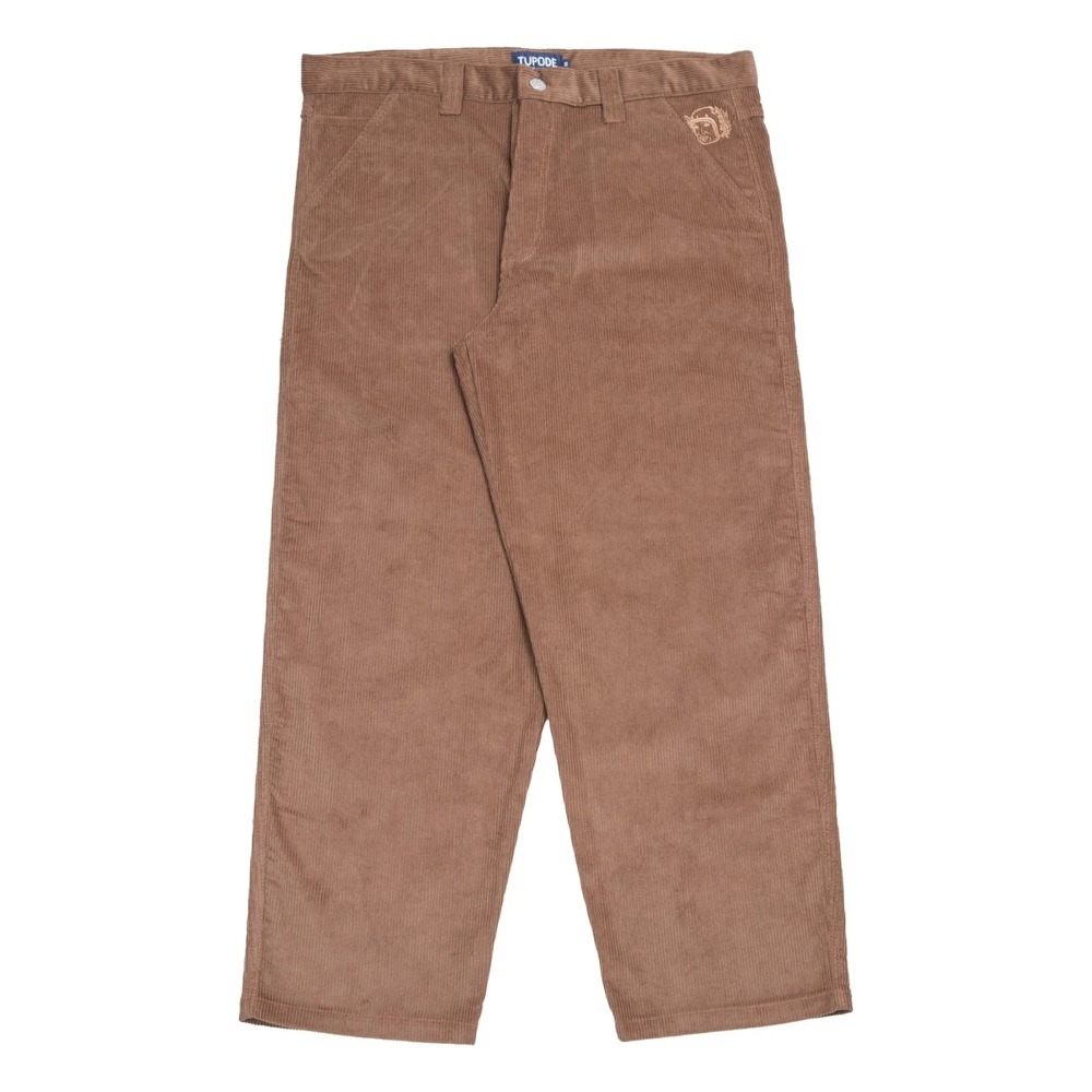 Calça Tupode Og Baggy 889 Veludo Caramelo — PP / P / M / G / XG, Novo