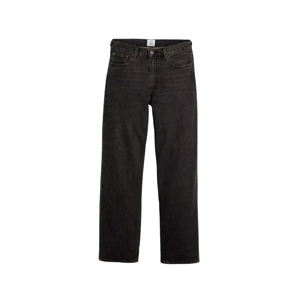 Levi's x Air Jordan Calça Baggy Jeans Black Wash — 40, Novo