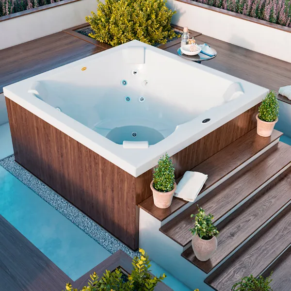 SPA J185 COM PAINEL FECH LATERAL DECK JACUZZI