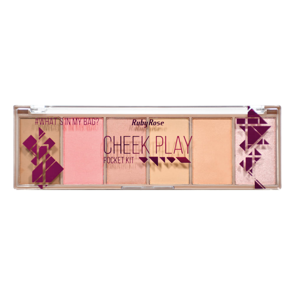 Paleta de Blush Ruby Rose - Cheek Play — 1 Un