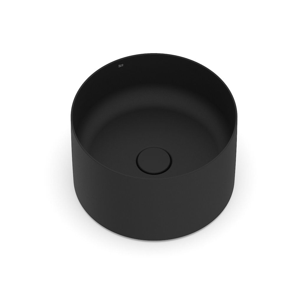 Cuba Apoio Redondo 390 Sem Mesa T2 Terra Matte Black Roca