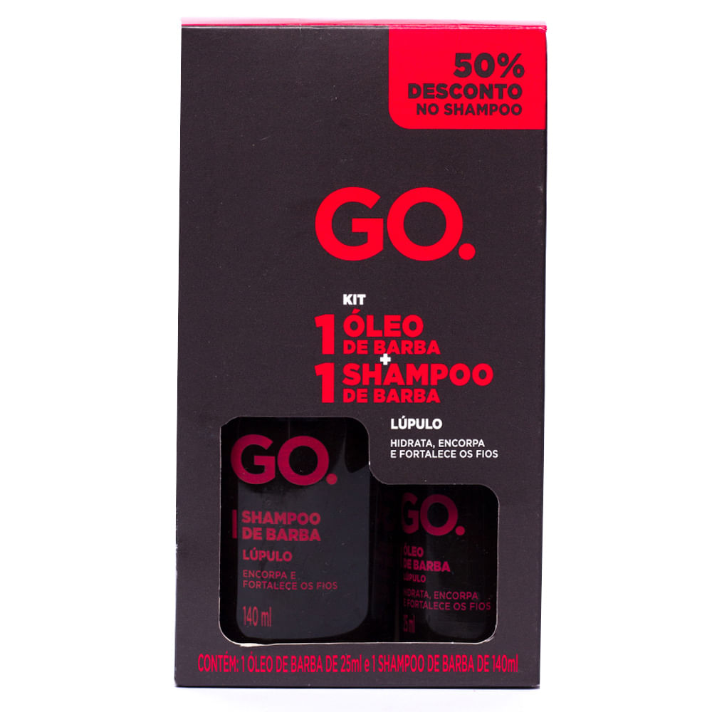 Go Lúpulo Kit - Shampoo + Óleo de Barba — Kit