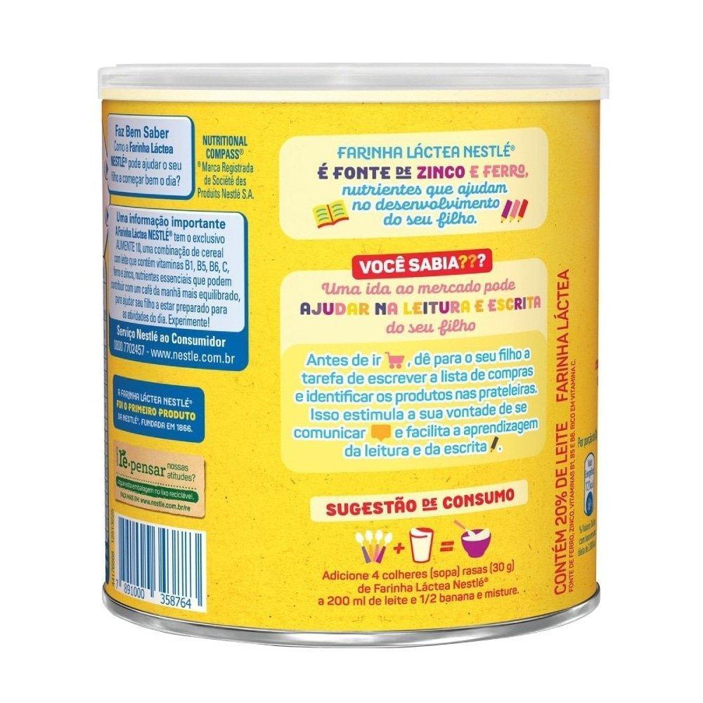 Foto 2 de Farinha Láctea Nestlé Tradicional 360g