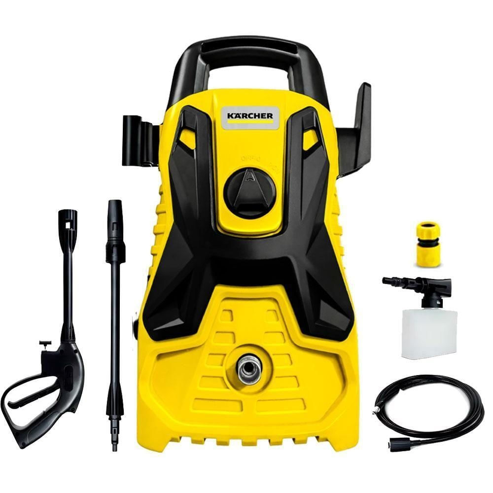 Lavadora de Alta Pressão Portátil Karcher 1500psi 1400W 300L-h 220V