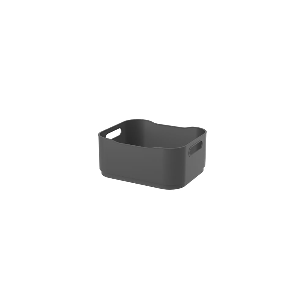 Cesta Fit Pequena Cinza Chumbo Coza