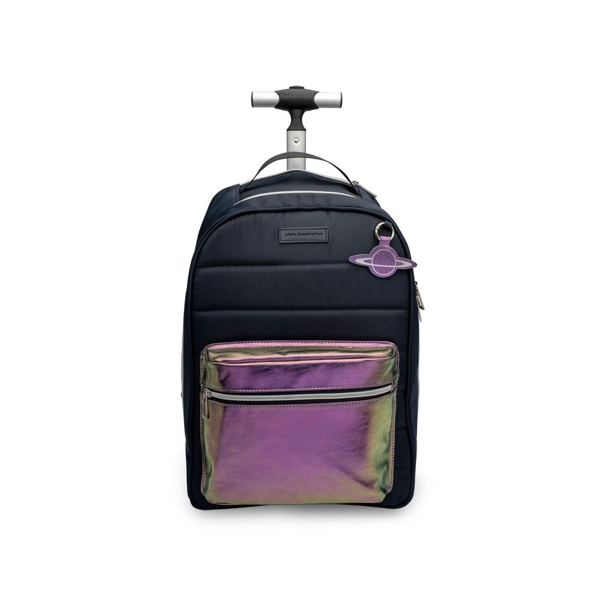 Mochila de Rodinhas Galáxia Marinho Único / Preto