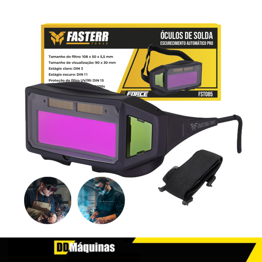 Óculos de Solda com Escurecimento Automático Force - Fasterr