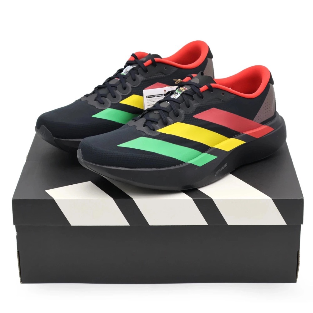 Bob Marley x adidas Adizero Evo SL Jamaica 26 Core Black Vivid Green — 37.5, Novo
