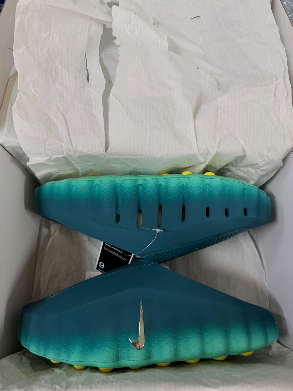 Nike Mind 001 Geode Teal Light Menta (Kit Seleção 2026) — 40.5, Novo