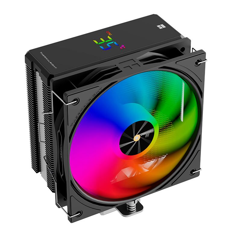 Cooler Para Processador Thermalright Assassin X 120 R Digital, ARGB, 120mm, Preto, TR-AX-120-R-DIG-BK-ARGB