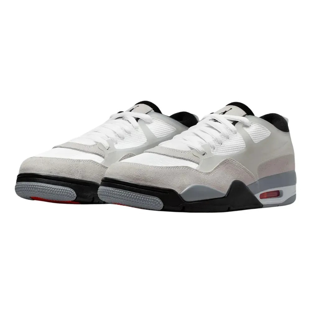 Air Jordan 4 RM White Light Smoke Grey Black — 39 / 40 / 41, Novo
