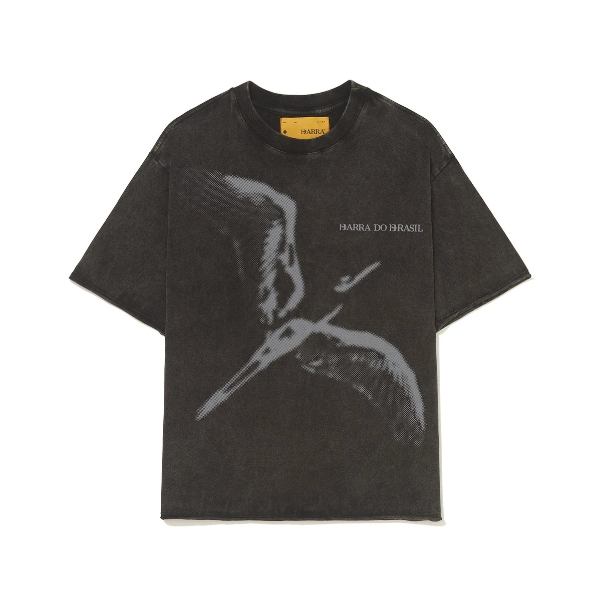 Camiseta Barra Crew Desconstruída Black — M / G, Novo