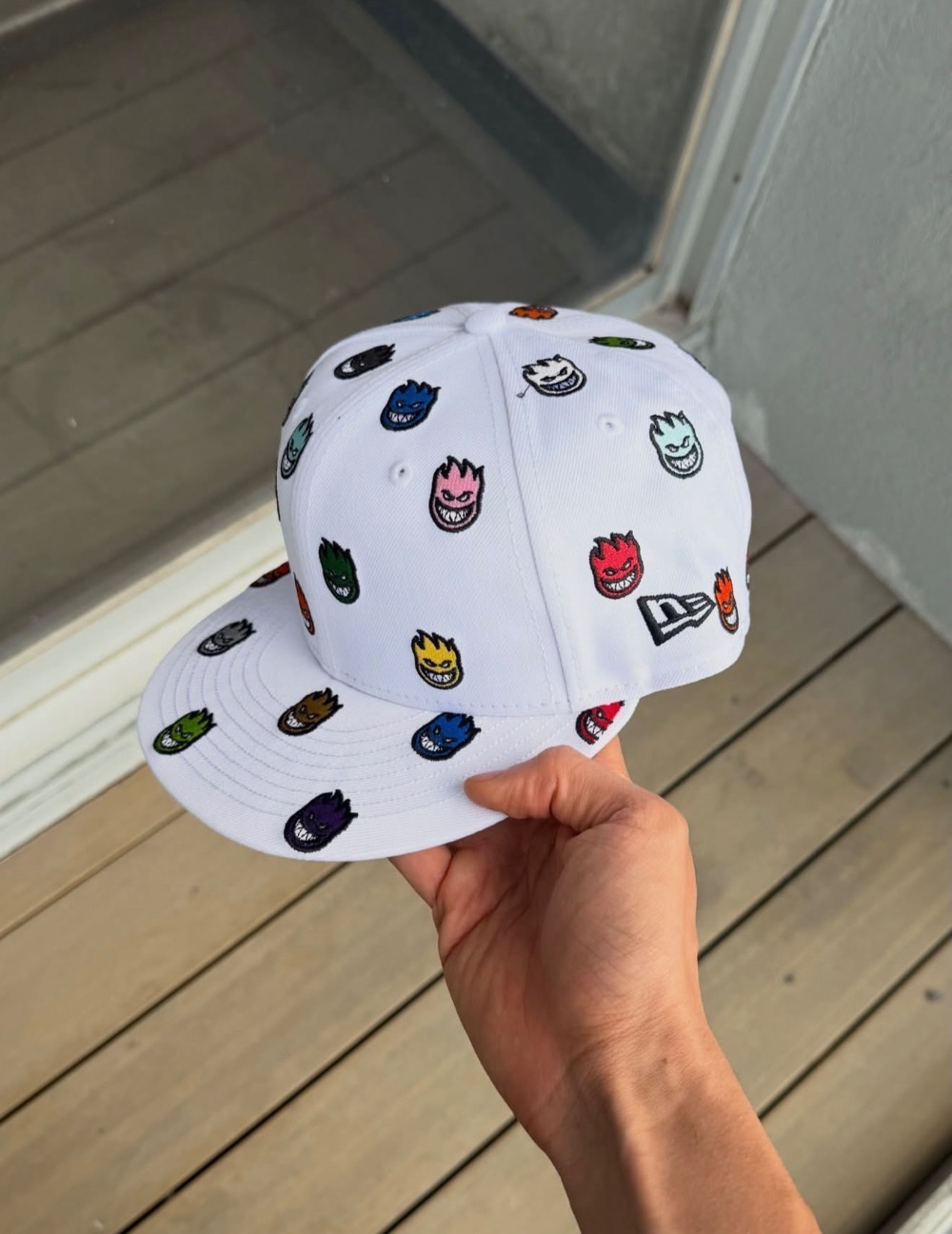 Spitfire x New Era x Supreme Boné White SS26-W17 — 7-1/2, Novo