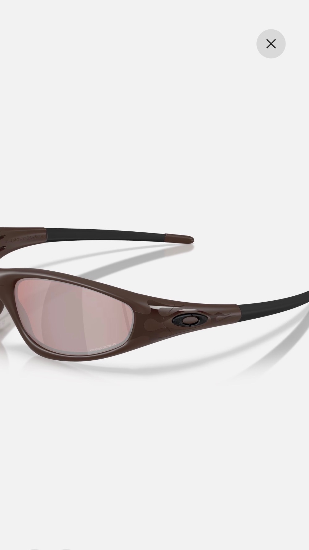 Cactus Jack x Oakley Óculos Straight Jacket 99 Brown — Único, Novo