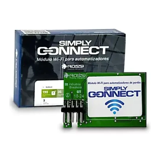 Modulo Wifi SIMPLY CONNECT ROSSI Controle seus Portões Via Celular