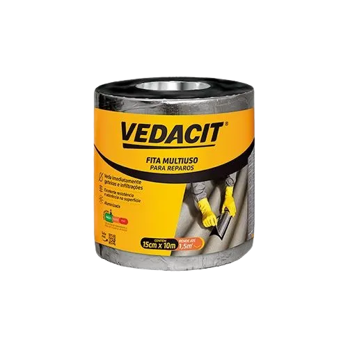 FITA MULTIUSO 15 CM X 10 M VEDACIT