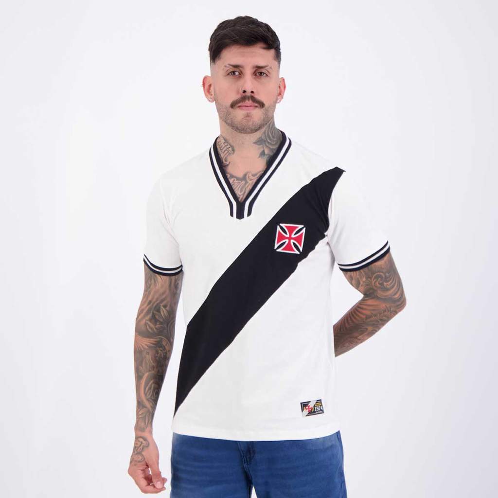 Foto 2 de Camisa Vasco Retrô 1974 Nº 10 Branca
