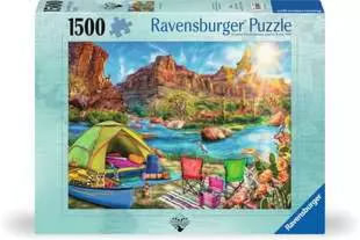 Puzzle 1500 Peças Canyon Camping Ravensburger 12001007