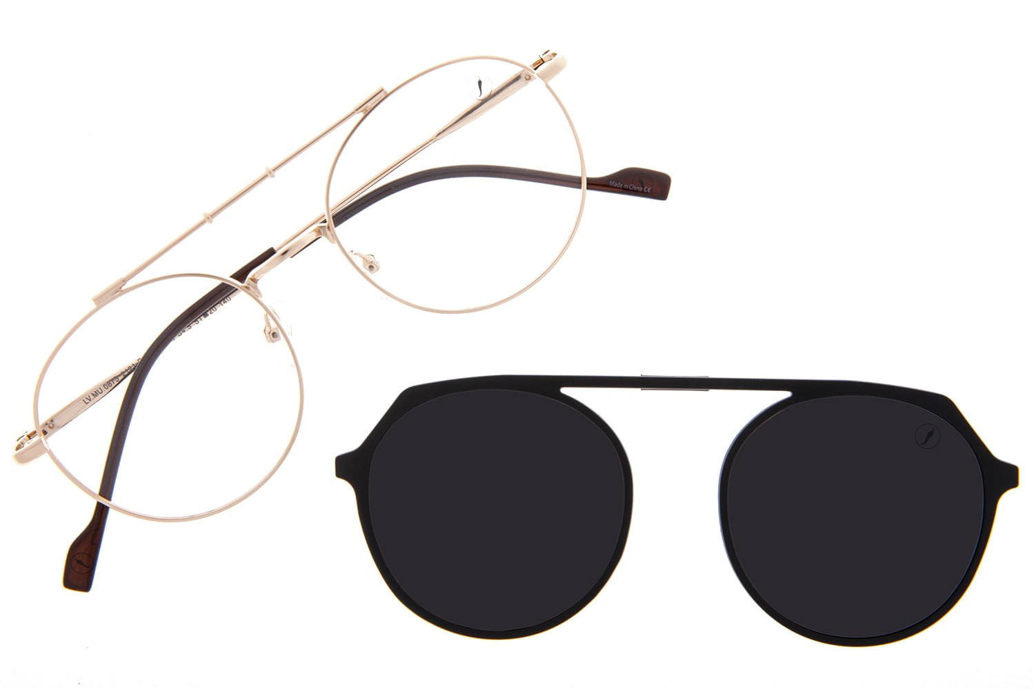 Armação Para Óculos de Grau Feminino Ótica Chilli Beans Multi Polarizado MT Dourado LV.MU.0873.2121 M
