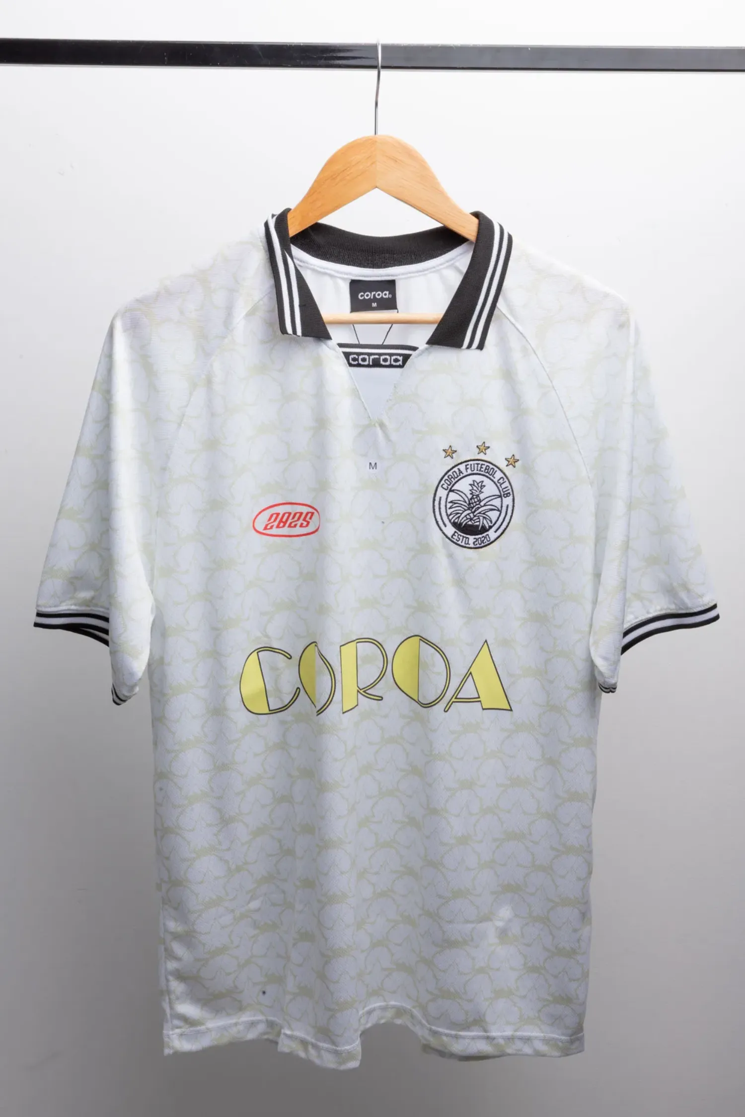 Camiseta Coroa Clothing Company Jersey Coroa Futebol Club Off White — P / M / G / XG / XXG, Novo