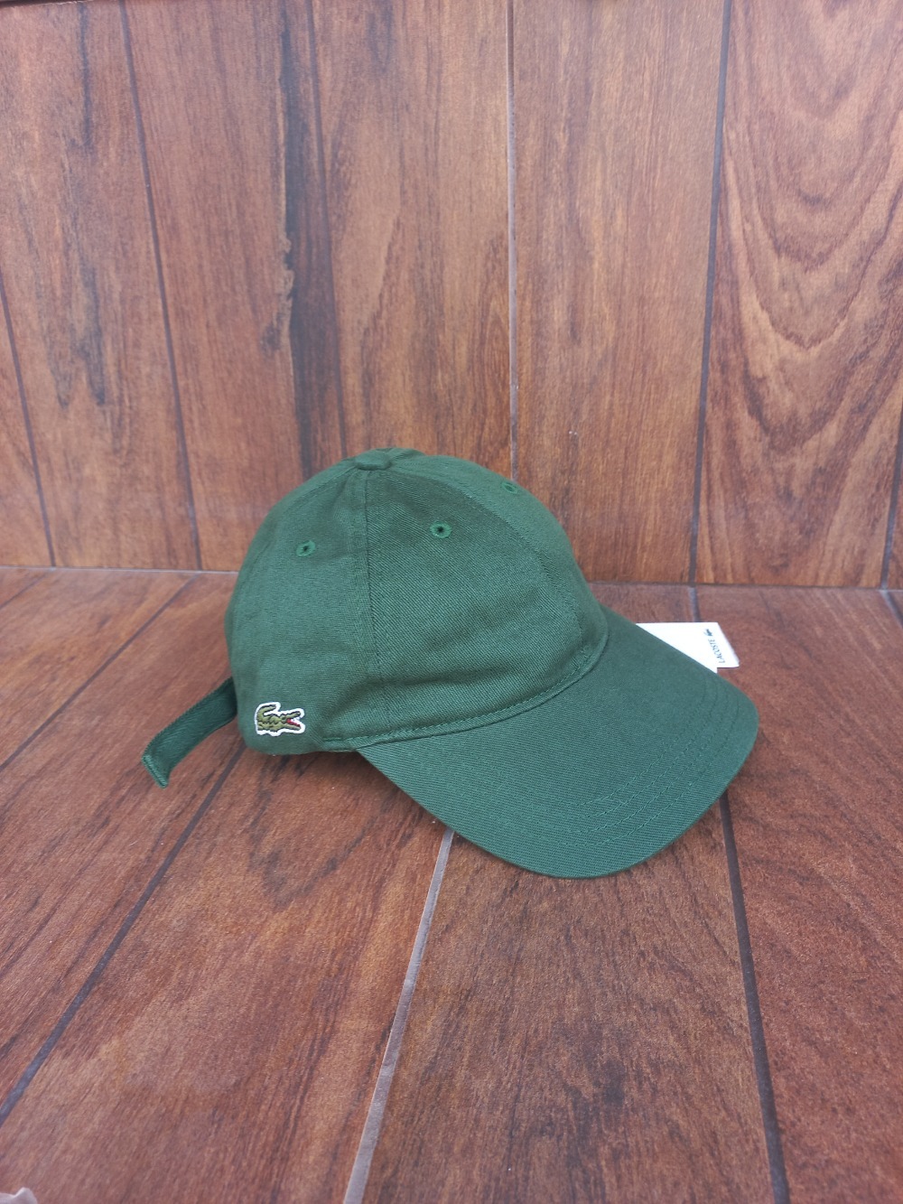 Boné Lacoste Gabardine Green — Único, Novo