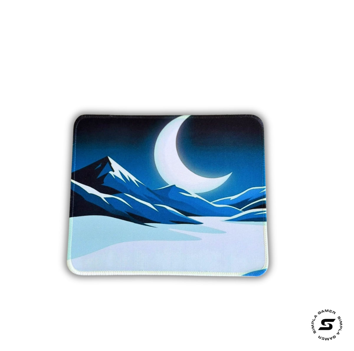 Foto 3 de Mousepad Clean Blue Compacto - 180x220mm Borracha 3mm