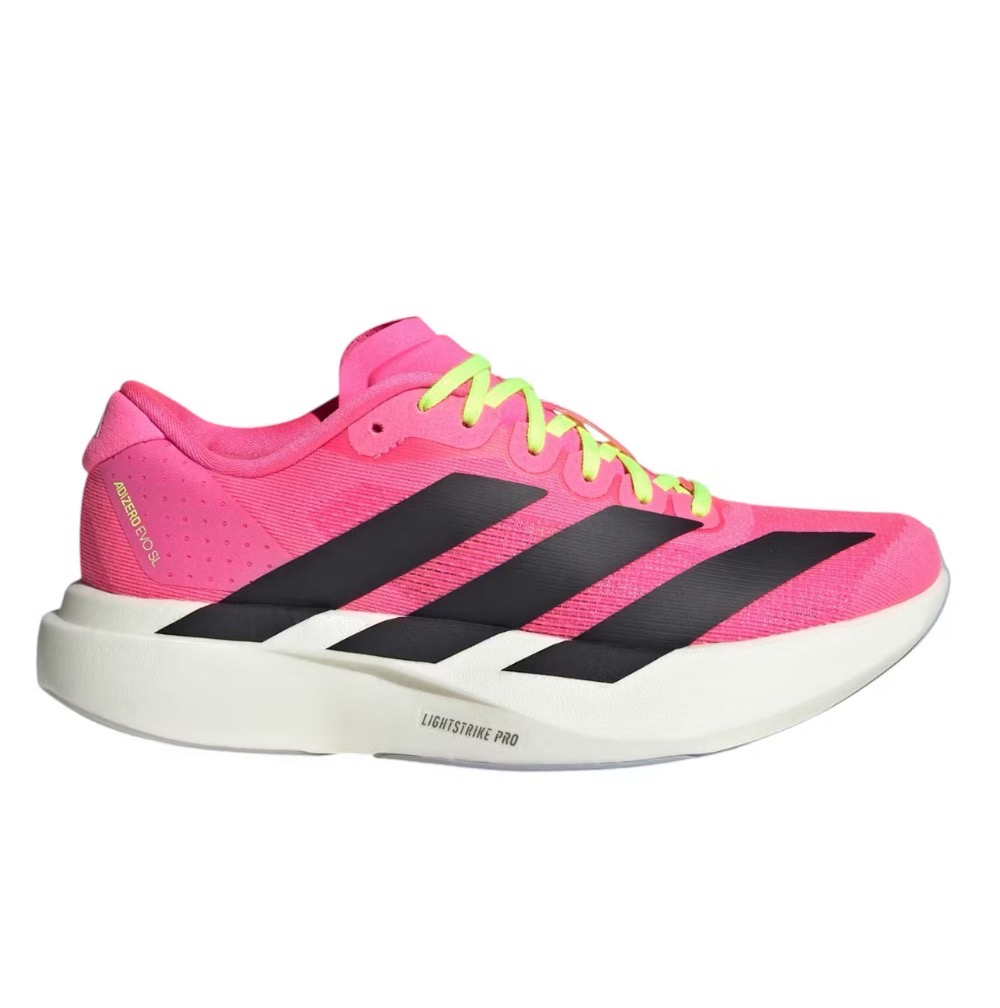 adidas Adizero EVO SL Junior Lucid Pink — 34 / 35 / 36 / 37 / 38, Novo