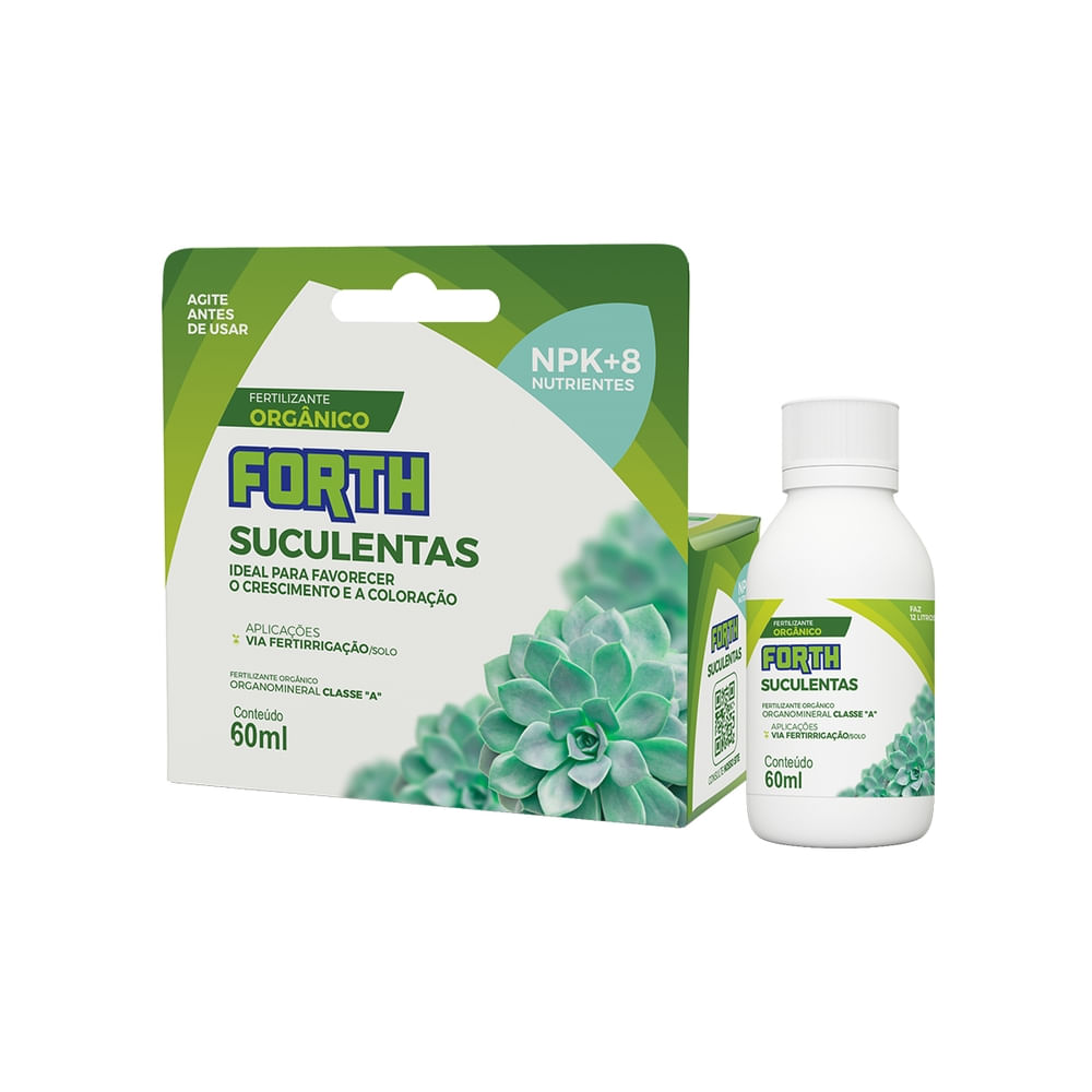 Fertilizante Para Suculentas 60Ml Concentrado Forth