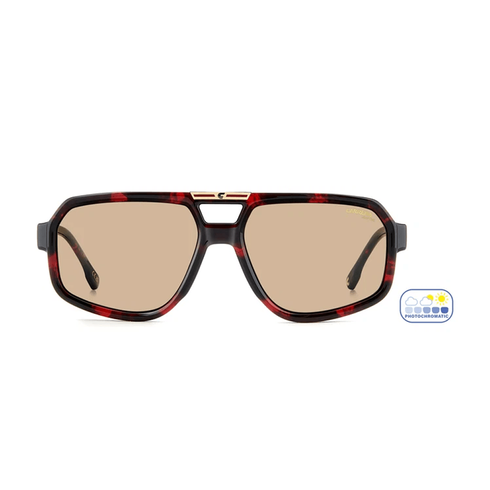 Óculos de Sol Masculino Carrera VICTORY C 26/S 0UC Vermelho e Tartaruga