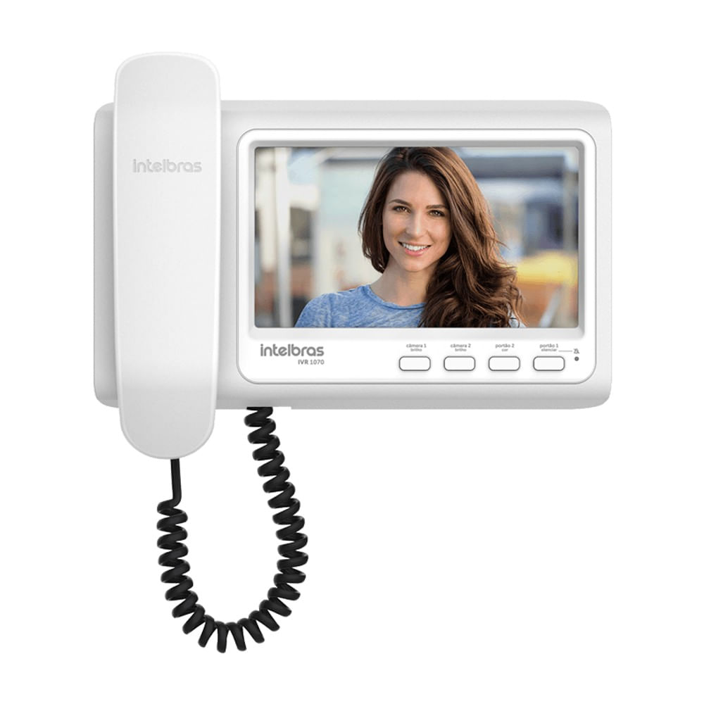 Módulo Interno Para Vídeo IVR 1070 HS Branco Intelbras