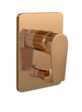 Acabamento para Monocomando Deca 4 Vias Level Red Gold